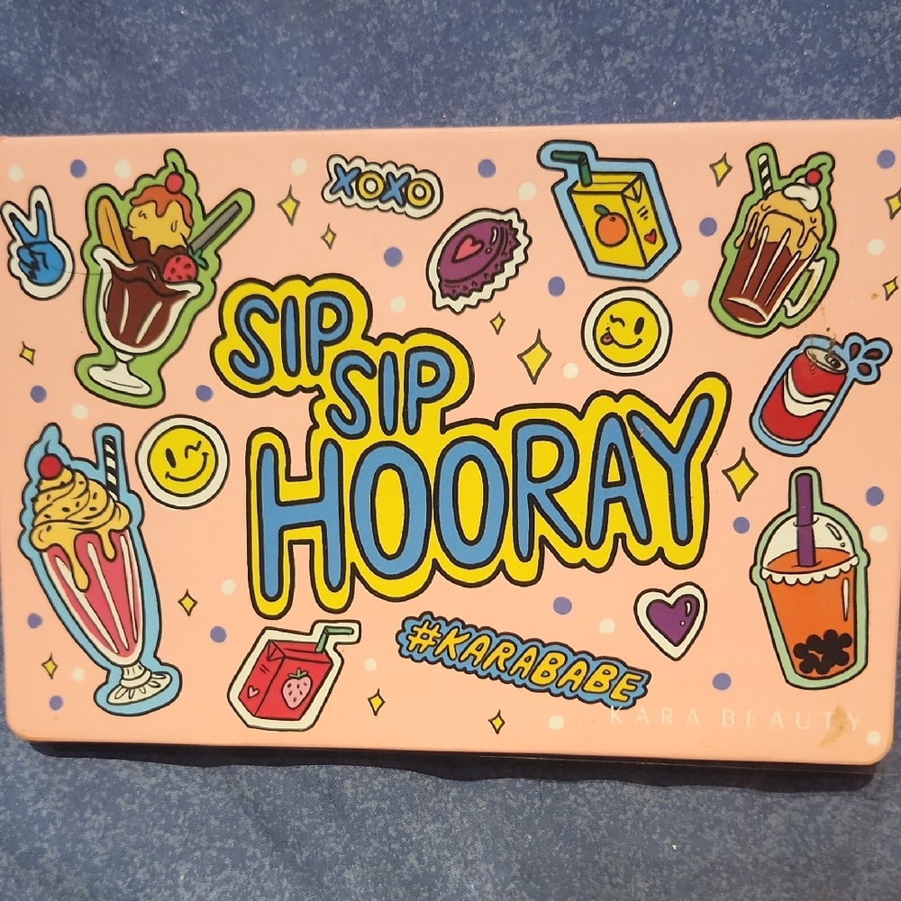 Kara Beauty Sip Sip Hooray Eyeshadow Palette - Vibrant Colors